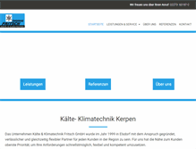Tablet Screenshot of kaelte-fritsch.net